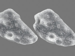ice asteroid 3D मॉडल