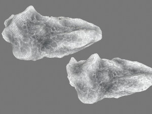 ice asteroid 3D मॉडल