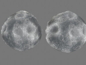 ice asteroid 3D मॉडल