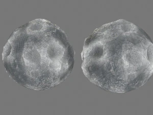 asteroide di ghiaccio Modello 3D