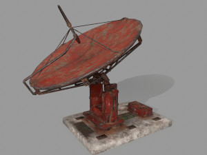 satellite 3D मॉडल