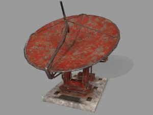 satellite 3D मॉडल