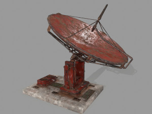 satellite 3D मॉडल