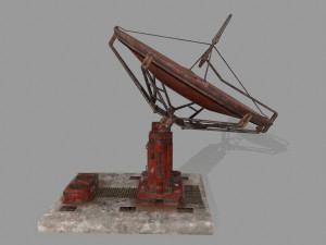 satellite 3D मॉडल