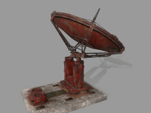 satellite 3D मॉडल
