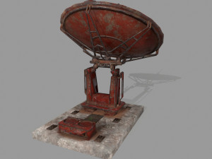 satellite 3D मॉडल