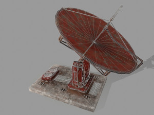 satellite 3D मॉडल