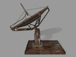 satellite Modèle 3D
