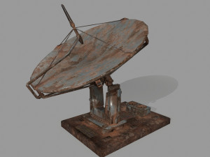 satellite 3D मॉडल