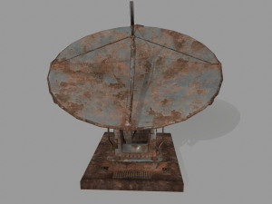 satellite 3D मॉडल