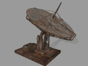 satellite 3D मॉडल