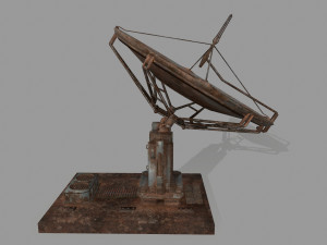 satellite 3D मॉडल
