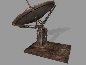 satellite 3D मॉडल