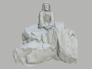 jesushighpolygon 3D Model