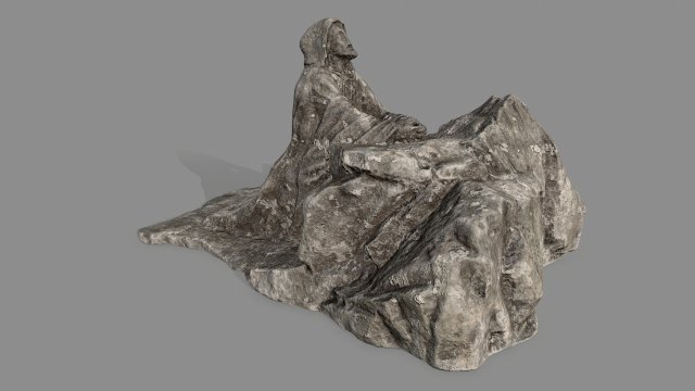 jesus Model 3D .c4d .max .obj .3ds .fbx .stl .blend 