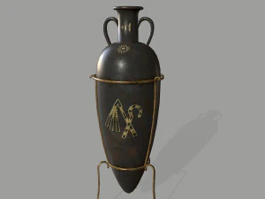 zestaw wazon&oacute;w Model 3D