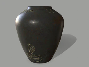 zestaw wazon&oacute;w Model 3D