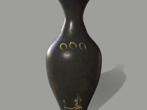 zestaw wazon&oacute;w Model 3D