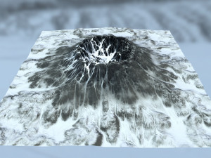 snowmountain 3D मॉडल