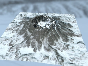 snowmountain 3D मॉडल