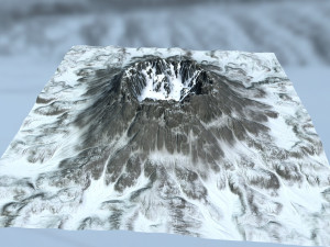 snowmountain 3D मॉडल