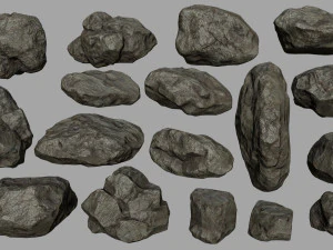 岩石 3D 模型