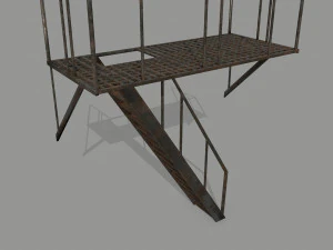 fire escape 3D Model