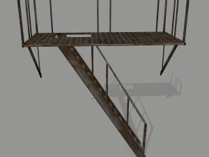fire escape 3D Model