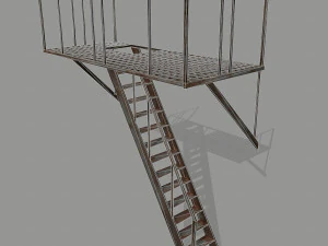 fire escape 3D Model