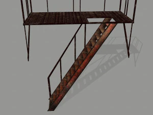 fire escape 3D Model