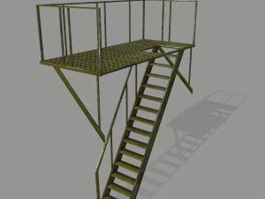 fire escape 3D Model