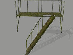 fire escape 3D Model