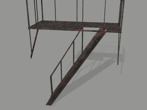 fire escape 3D Model