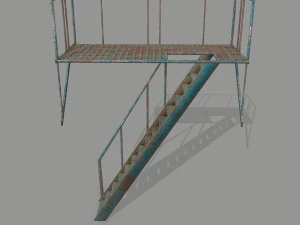 fire escape 3D Model