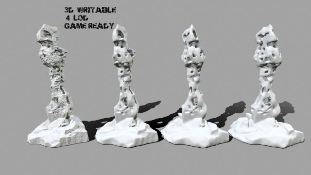 rockhigh 3D Model .c4d .max .obj .3ds .fbx .stl .blend 
