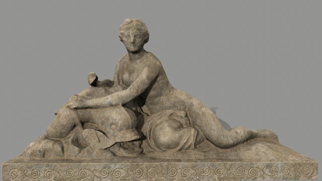 womanstatue 3D Модель .c4d .max .obj .3ds .fbx .stl .blend 