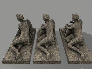 womanstatue 3D मॉडल