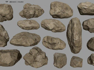 çöl kayaları 3D Model