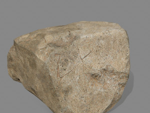 sesert rocks Modello 3D