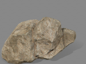 sesert rocks Modello 3D
