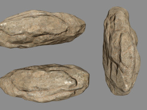 sesert rocks Modello 3D