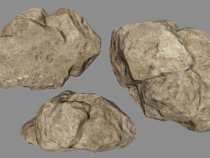 sesert rocks 3D Model