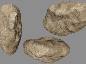 sesert rocks Modello 3D