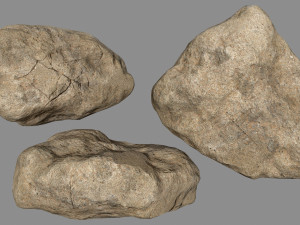 sesert rocks Modello 3D