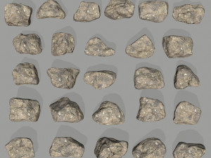 rocks set 3D Model