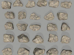 岩セット 3Dモデル