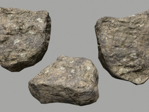 rocks set Model 3D