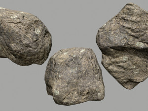 rocks set Model 3D