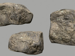 rocks set Model 3D