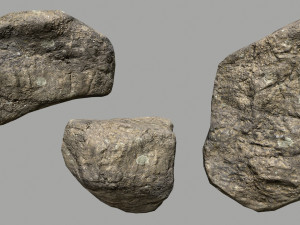 rocks set Model 3D